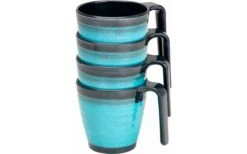 Flamefield Tassen Granite Aqua 300 Ml 4er Set -Campingkochgeschirr Geschäft 178045 1349798