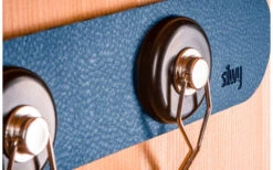 Silwy® Metall-Leiste 25 Cm Mit Ledercoating Black -Campingkochgeschirr Geschäft 336866 2618228