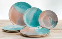 Flamefield Dunes And Sea Geschirr-Set 12 Tlg. -Campingkochgeschirr Geschäft 343398 2381231