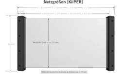 KiiPER Innenraumnetz Komplettset M 330 X 255 Mm -Campingkochgeschirr Geschäft 347747 2379677