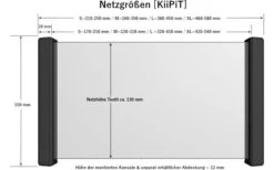 KiiPiT Stauraumnetz Inkl. Montageset S 170 - 210 Mm -Campingkochgeschirr Geschäft 347759 2412505