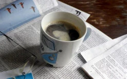 VW Collection T1 Bulli Kaffeetasse 370 Ml Blau -Campingkochgeschirr Geschäft 386281 2849108