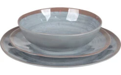 Bo-Camp Melamin Geschirr Set 12-tlg. Blau / Braun -Campingkochgeschirr Geschäft 394711 2893157 1