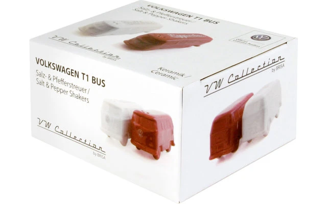 VW Collection T1 Bus Salz & Pfefferstreuer Blau / Weiß 7 VW Collection T1 Bus Salz & Pfefferstreuer Blau / Weiß – Bild 5