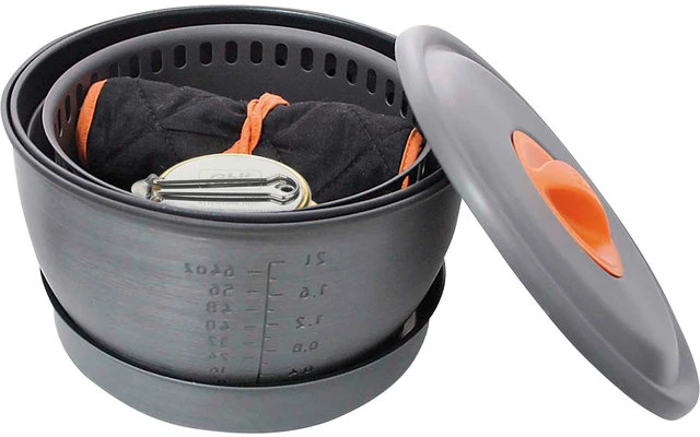 Esbit Spiritus-Kochset 2.35L - Ohne Antihaftbeschichtung 3 Esbit Spiritus-Kochset 2.35L - Ohne Antihaftbeschichtung