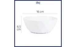 Silwy® Magnet-Bowl Schüssel Set 6 Stück Weiß -Campingkochgeschirr Geschäft 434466 3095240