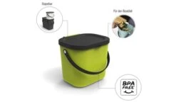 Rotho Albula Recycling Müllsystem 25 Liter Cappuccino -Campingkochgeschirr Geschäft 443480 3317684