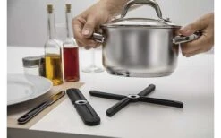 WEDO Topfuntersetzer Schwarz 25 Cm -Campingkochgeschirr Geschäft 458295 3595696