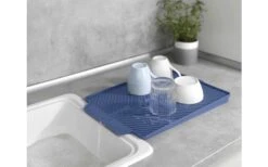 Wenko Linea Abtropfmatte 40 X 30 X 3 Cm Blau -Campingkochgeschirr Geschäft 460766 3155544 1