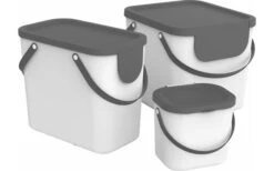 Rotho Albula Recycling Müllsystem 25 Liter Cappuccino -Campingkochgeschirr Geschäft 489477 3317696