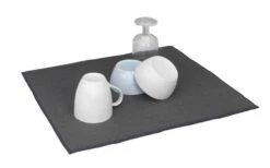 Wenko Mikrofaser Abtropfmatte Miko Blau -Campingkochgeschirr Geschäft 492272 3504779