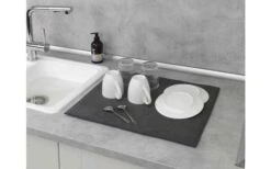 Wenko Mikrofaser Abtropfmatte Miko Blau -Campingkochgeschirr Geschäft 492428 3504797