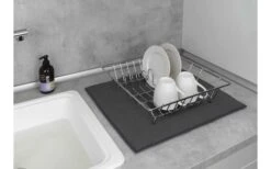 Wenko Mikrofaser Abtropfmatte Miko Blau -Campingkochgeschirr Geschäft 492443 3504803