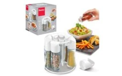 Metaltex Spice-8 Gewürzständer Weiß -Campingkochgeschirr Geschäft 497165 3341525