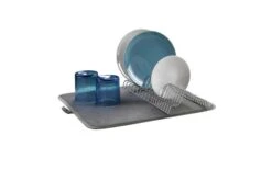 Metaltex Dry-Tex 2-in-1 Abtropfgestell Mit Microfasermatte Schwarz