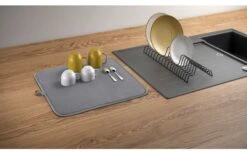 Metaltex Dry-Tex 2-in-1 Abtropfgestell Mit Microfasermatte Silber 15 Metaltex Dry-Tex 2-in-1 Abtropfgestell Mit Microfasermatte Silber -Campingkochgeschirr Geschäft 497414 3367262