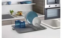 Metaltex Dry-Tex 2-in-1 Abtropfgestell Mit Microfasermatte Silber 11 Metaltex Dry-Tex 2-in-1 Abtropfgestell Mit Microfasermatte Silber -Campingkochgeschirr Geschäft 497453 3367490