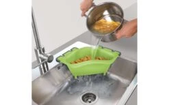 Metaltex Drain On Abfallsieb, Spülbeckensieb Türkis -Campingkochgeschirr Geschäft 497459 3345596