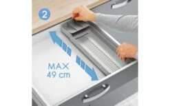 Metaltex Bestecksammler Uni-Fit Grau -Campingkochgeschirr Geschäft 497507 3346479