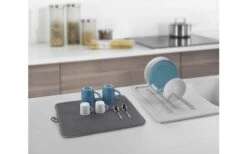 Metaltex Dry-Tex 2-in-1 Abtropfgestell Mit Microfasermatte Silber 12 Metaltex Dry-Tex 2-in-1 Abtropfgestell Mit Microfasermatte Silber -Campingkochgeschirr Geschäft 497516 3367496