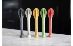 Koziol Klikk Pocket Besteck-Set 3-teilig Nature Ash Gray -Campingkochgeschirr Geschäft 502955 3431277