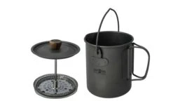 Origin Outdoors French Press 3 In 1 Titan Kaffeekocher -Campingkochgeschirr Geschäft 504629 3337329
