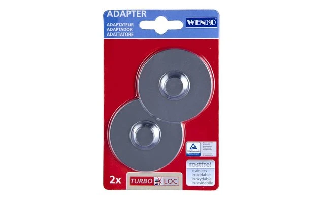Wenko Turbo-Loc Adapter Premium/Classic/Style Befestigen Ohne Bohren 3 Wenko Turbo-Loc Adapter Premium/Classic/Style Befestigen Ohne Bohren
