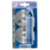 Wenko Vacuum-Loc Adapter Matt Premium 2er Set Befestigen Ohne Bohren -Campingkochgeschirr Geschäft 514280 3504002