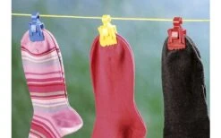 Wenko Sockenklammer Socky 7er Set -Campingkochgeschirr Geschäft 516533 3514190