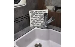 Pufz Schwedisches Geschirrtuch Wohnwagen Retro Grau -Campingkochgeschirr Geschäft 552865 3623236