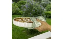 Pufz Topflappen Wohnwagen Weiß/grau 2er Pack -Campingkochgeschirr Geschäft 553960 3686174