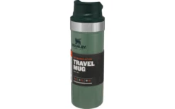 Stanley Classic Trigger Action Travel Becher 470 Ml Schwarz Matt -Campingkochgeschirr Geschäft 570642 3855218 1