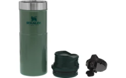 Stanley Classic Trigger Action Travel Becher 470 Ml Schwarz Matt -Campingkochgeschirr Geschäft 570654 3855226 1