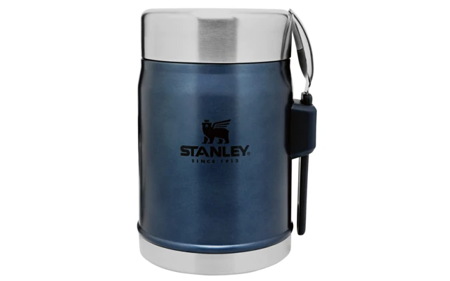 Stanley Classic Legendary Lebensmittel Behälter Mit Göffel 400 Ml Nightfall Blau 4 Stanley Classic Legendary Lebensmittel Behälter Mit Göffel 400 Ml Nightfall Blau – Bild 2