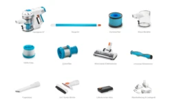 Invictus X7 Akkustaubsauger Set 14 Teilig Türkis / Weiß -Campingkochgeschirr Geschäft 586963 4007127