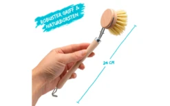 Chinchilla Wechselköpfe 3 Stück Aus Holz Inklusive Spülbürste -Campingkochgeschirr Geschäft 613903 4445503