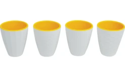 Gimex Eierbecherset Royal 4 Teilig Schwarz/weiß -Campingkochgeschirr Geschäft 626251 4408195