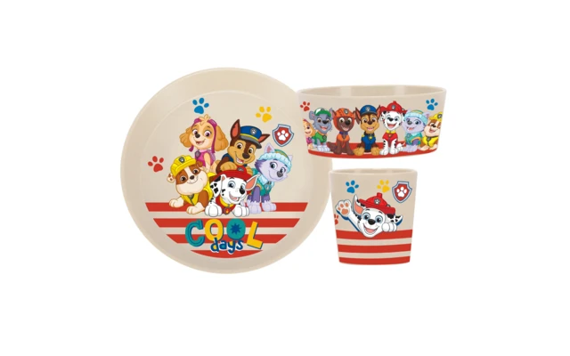 Koziol Connect Paw Patrol Geschirr Set 3 Teilig Rosa 3 Koziol Connect Paw Patrol Geschirr Set 3 Teilig Rosa
