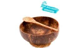 Chinchilla Kokosnussschalen Mit Löffel Und Halterung 2er-Set