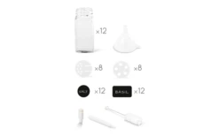 Metaltex Shake-It Gewürzstreuer Set 12 Gläser -Campingkochgeschirr Geschäft 647481 4562553