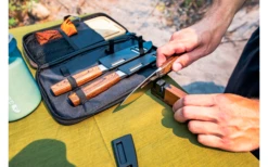 GSI Rakau Gourmet Messer Set Inklusive Schneidebrett Und Messerschärfer 7 Teilig -Campingkochgeschirr Geschäft 659277 4582197