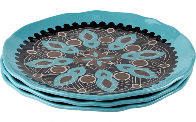 Rebel Outdoor Dessertteller 22 Cm Schwarz 4 Rebel Outdoor Dessertteller 22 Cm Schwarz – Bild 2