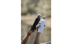 Rebel Outdoor Isolierflasche Aus Edelstahl 600 Ml Schwarz -Campingkochgeschirr Geschäft 668397 4580025