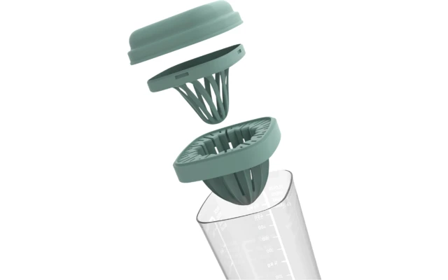 Rotho Loft Shaker 5 In 1 Trinkflasche 1 Liter Lime Grün 6 Rotho Loft Shaker 5 In 1 Trinkflasche 1 Liter Lime Grün – Bild 4