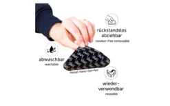 Silwy® Porzellan Magnet-Henkel-Tassen CAMPING 2er-Set Inkl. Metall-Nano-Gel-Pads BLACK (0,27 L) -Campingkochgeschirr Geschäft 694526 4711751