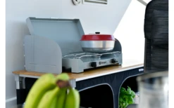 Berger 2-flammiger Gaskocher Silber, Grau 4,6 Kw Ohne Zündsicherung -Campingkochgeschirr Geschäft 797762 5231432